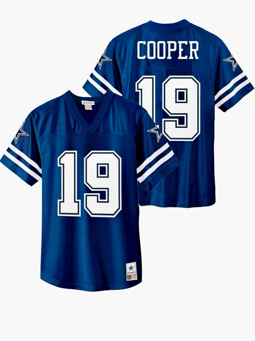 NFL Dallas Cowboys Cooper #19 Women's Football Jersey Oversized Top